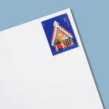 Load image into Gallery viewer, 2013 First-Class Forever Stamp - Contemporary Christmas: Gingerbread House with Red Roof and Door